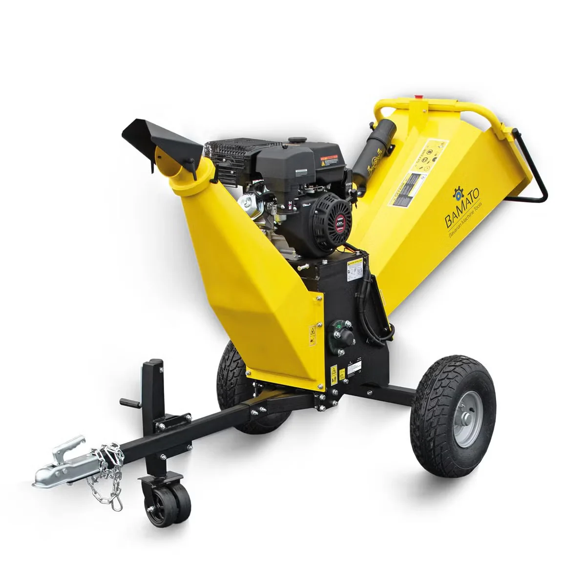 BAMATO Holzhäcksler HACK-120 Benzin Gartenhäcksler 150 mm