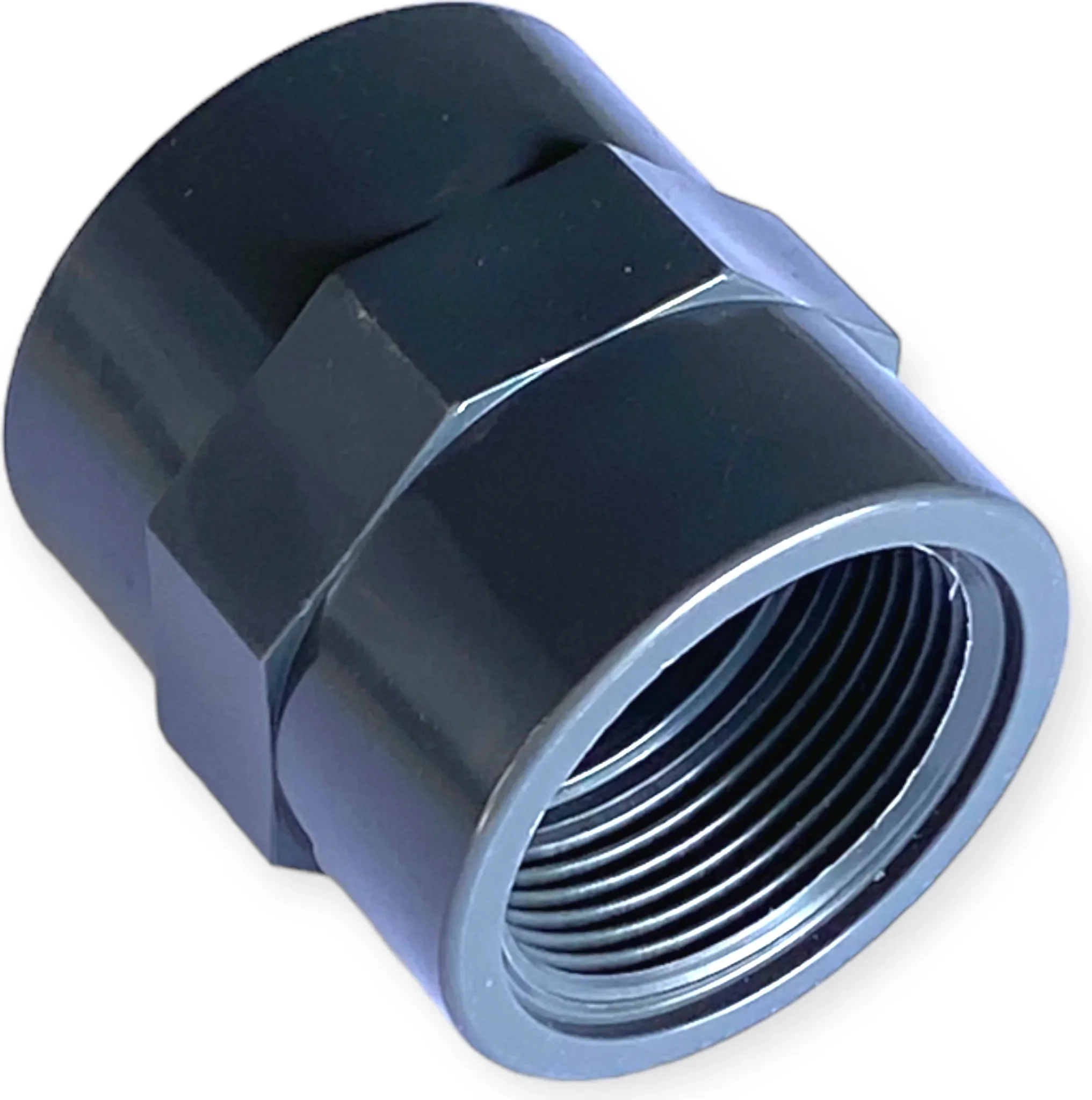 PVC-U Gewindemuffe 1 1/4″ – 2-fach Innengewinde