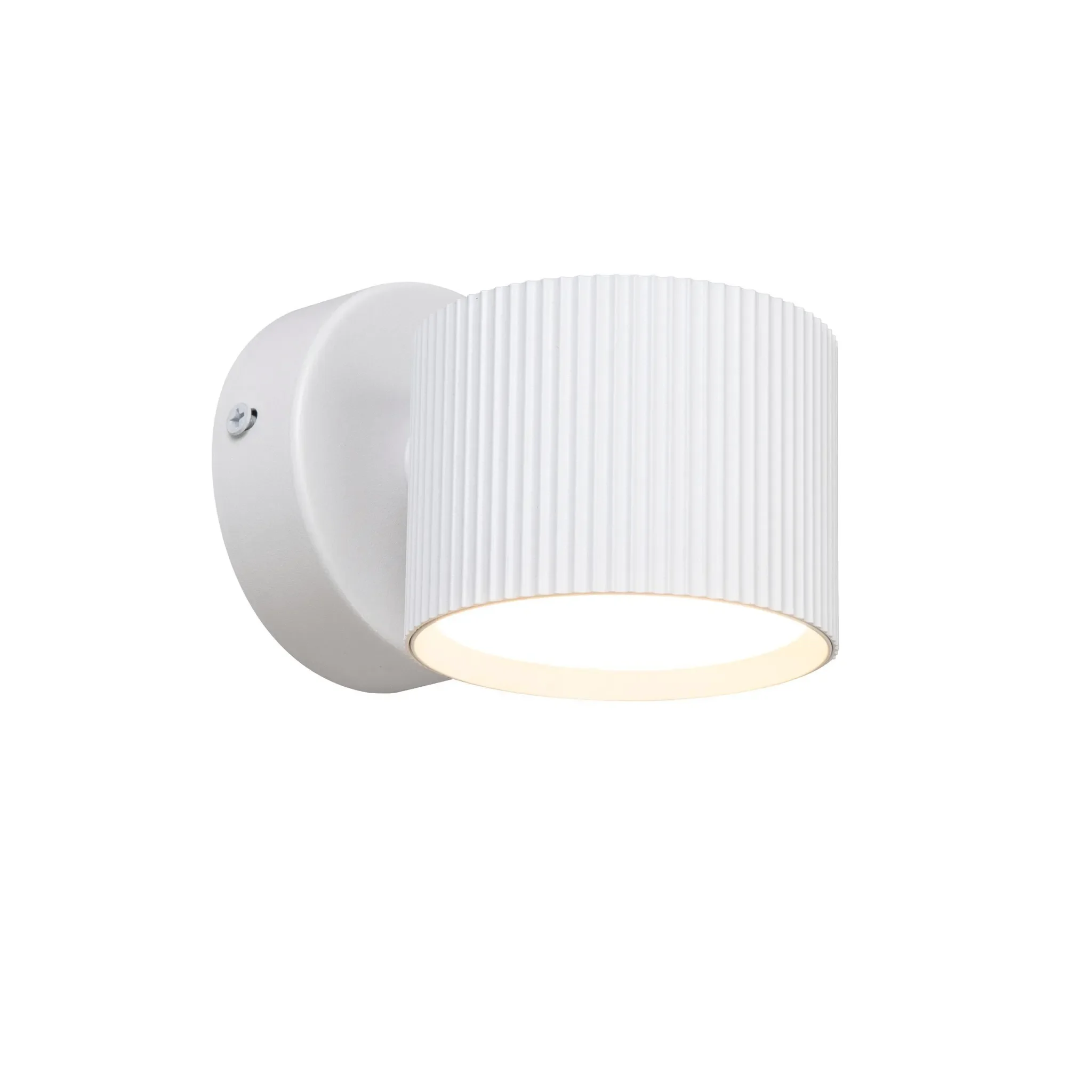 Wandlampe „Orbin“ – GX53, Weiß (RAL9016), modern & minimalistisch