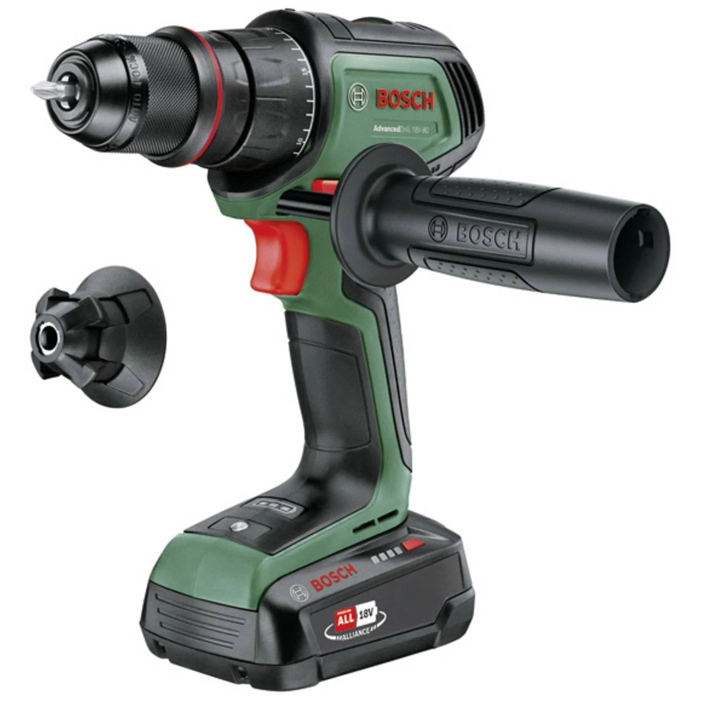Bosch AdvancedDrill 18V-80 QuickSnap Akku-Bohrschrauber kabellos