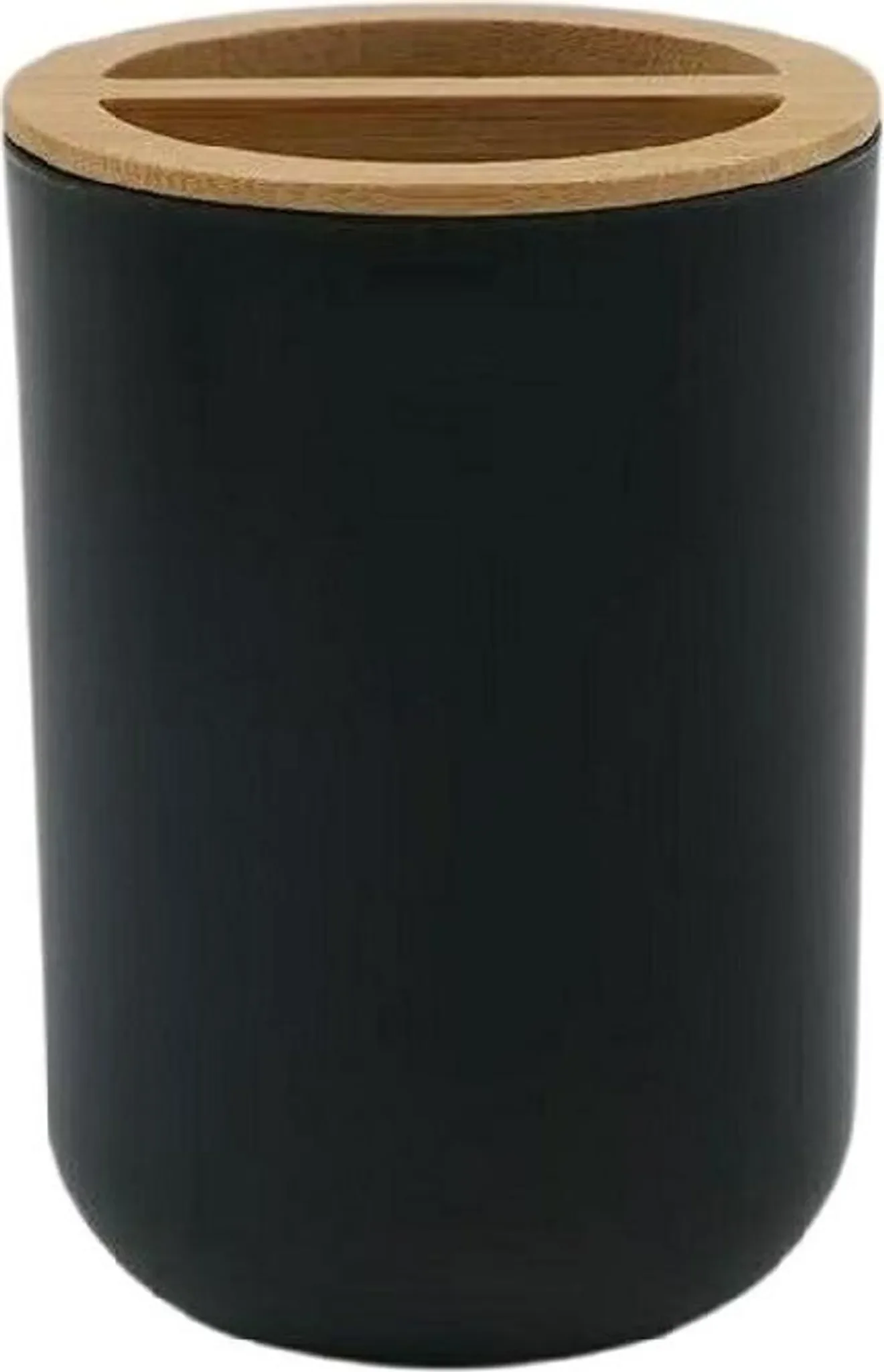 Zahnputzbecher Kunststoff Schwarz – Lago