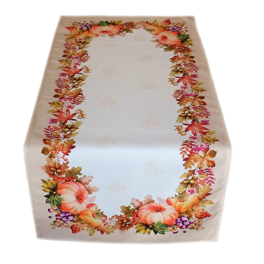 Tischläufer „Herbstfrüchte“ – Dekorativer Druck, Bunt (1-tlg.)