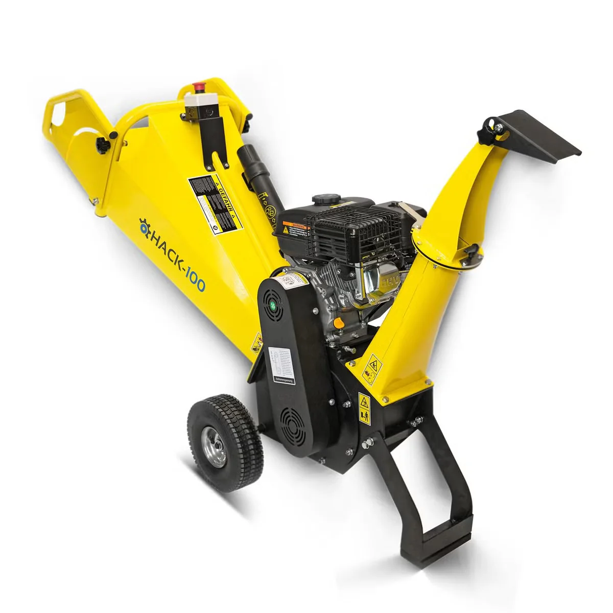 BAMATO HACK-100 Holzhäcksler Benzin 100 mm Äste 4100 W Schredder