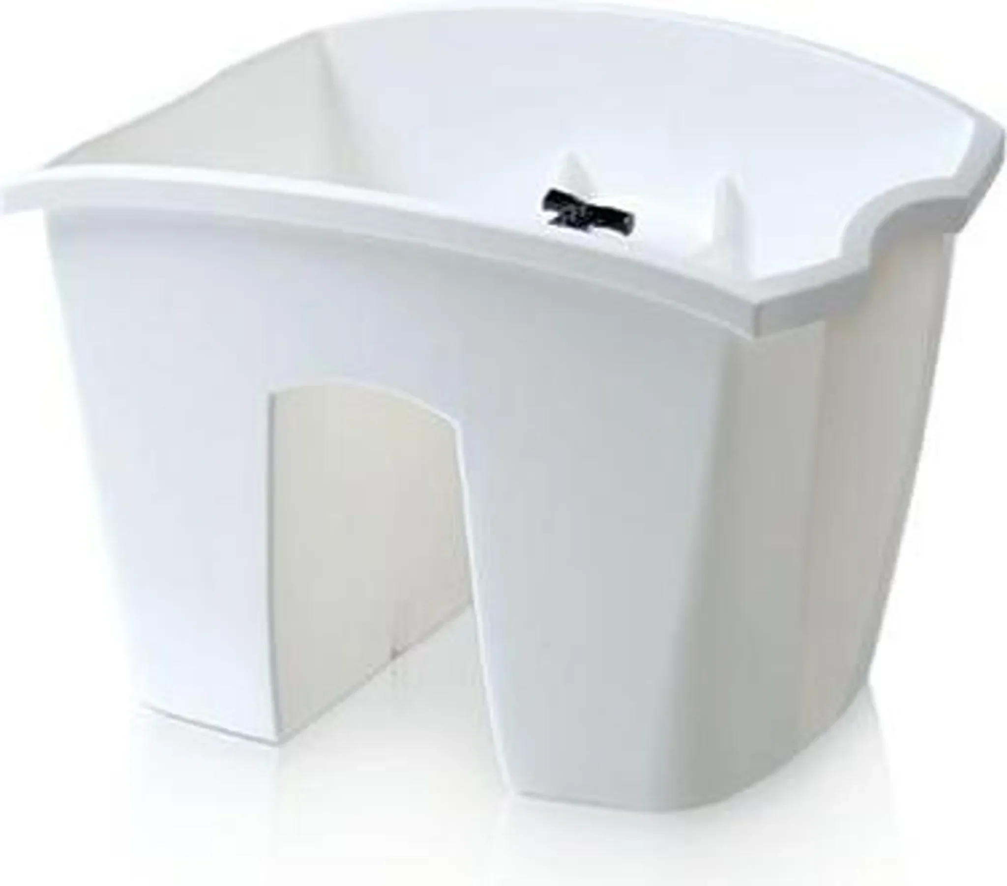 Blumenkasten „CROWN“ – Weiß, für Geländer