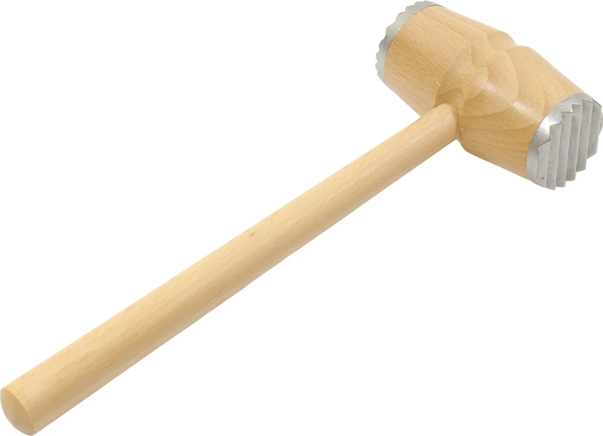 Fleischklopfer aus Holz – zweizackig, 30 cm